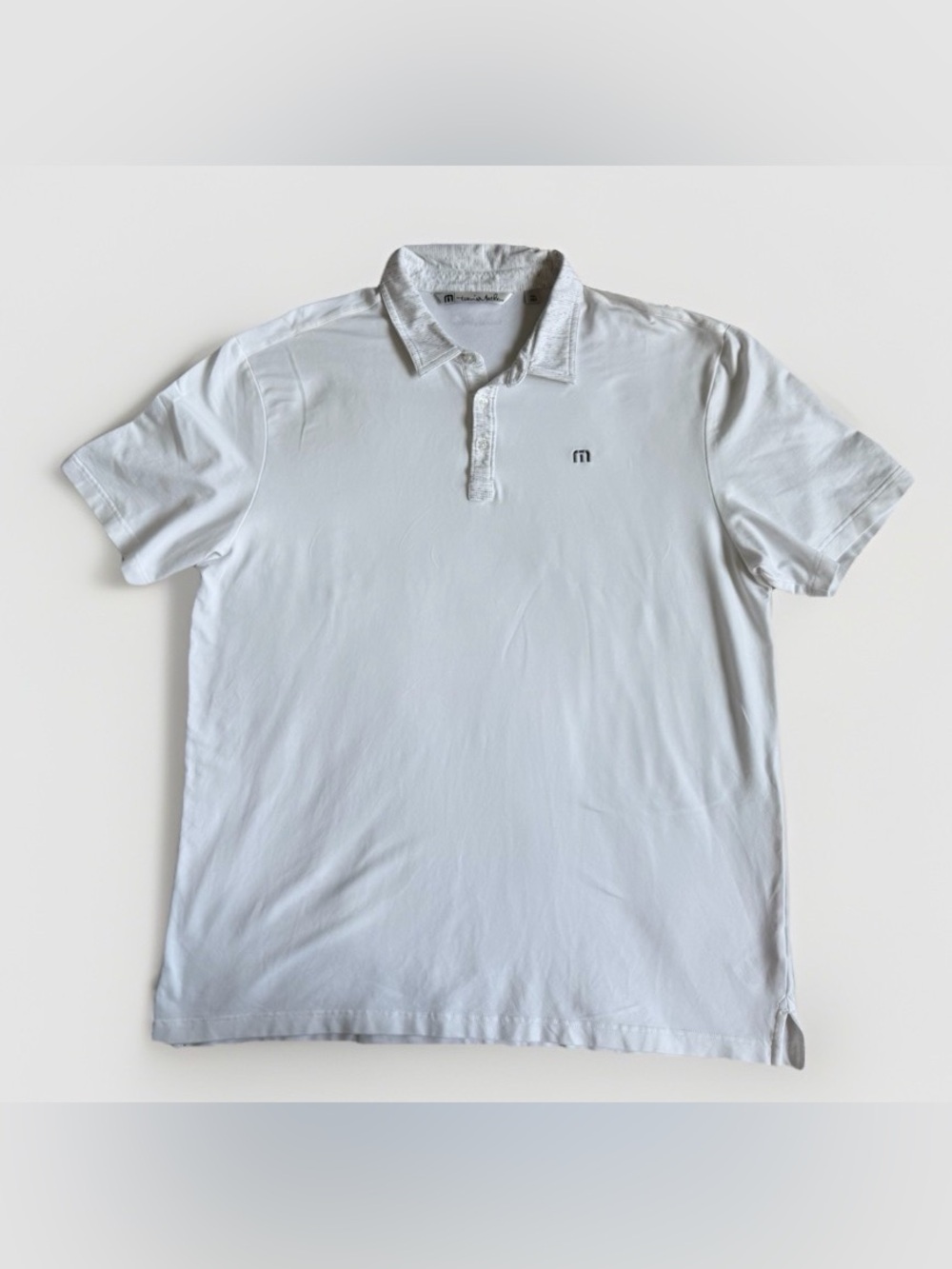 Travis Mathew Golf Polo Shirt Cotton Blend XXL Preppy Country Club Athleisure